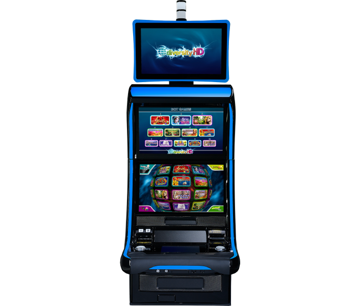 big screen slot machine electronic game
